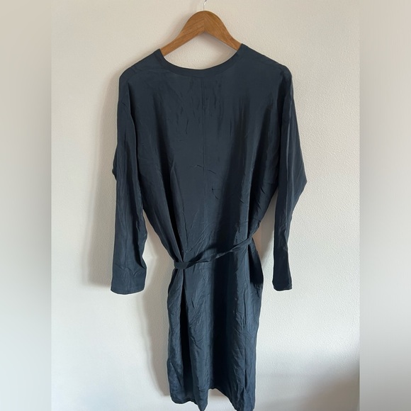Humanoid Grey Silky Dress, size small - Picture 3 of 6